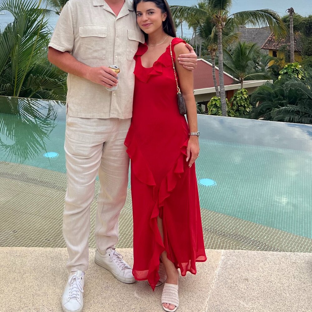 A NEW DAY Red Wedding Guest Dress